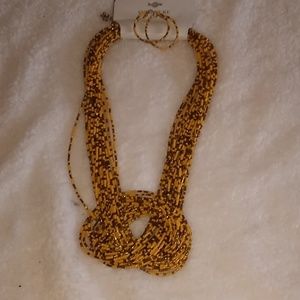 New necklace and earrings set